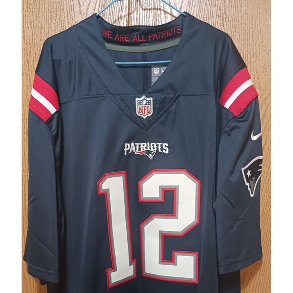 Tom Brady (Nike)-(Patriots)-(Jersey)-(Blue)-(Pre-owned)-(Size-XL)-$100.00 - Picture 3 of 5